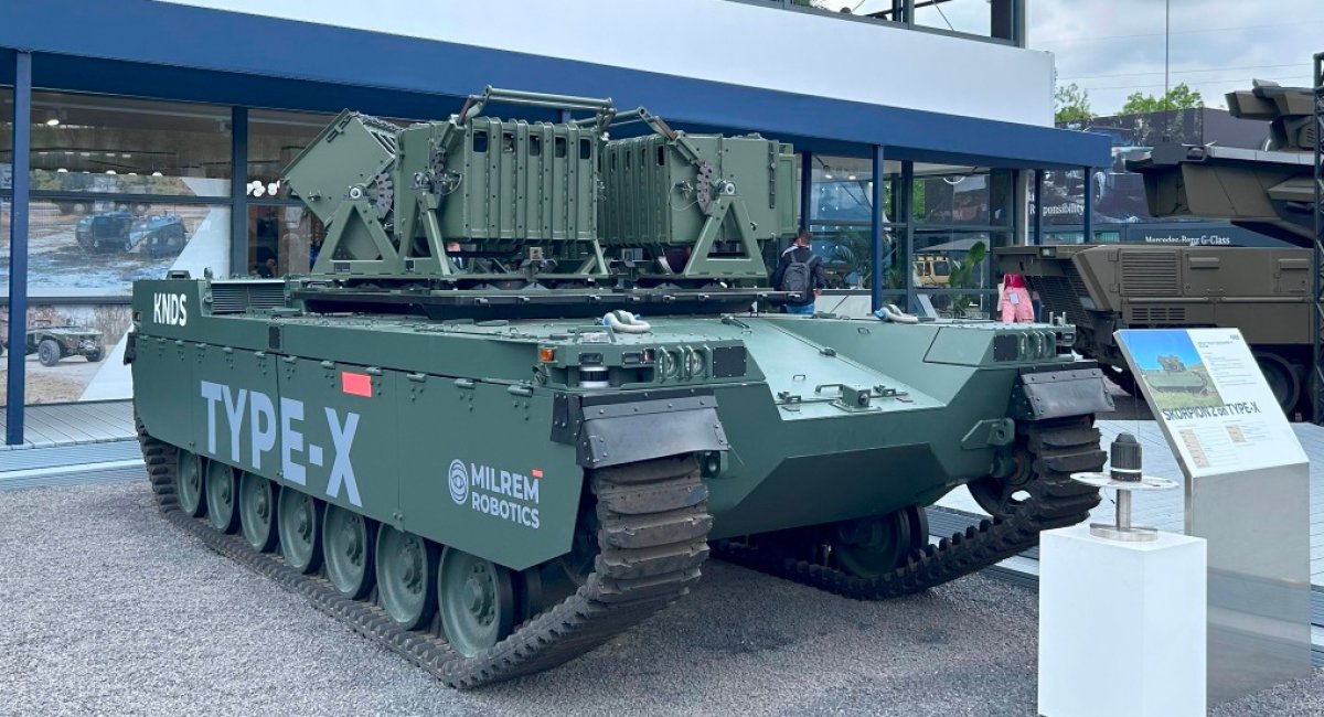 Система дистанційного мінування Scorpion 2 на базі НРК Type-X. Фото: European Defense Review/S. Cranny-Evans