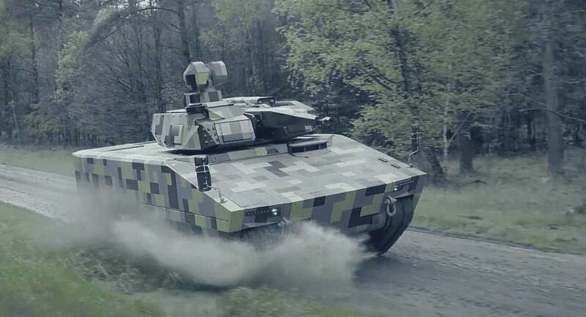 Зенітний варіант Lynx KF41, ілюстративний рендер від Rheinmetall