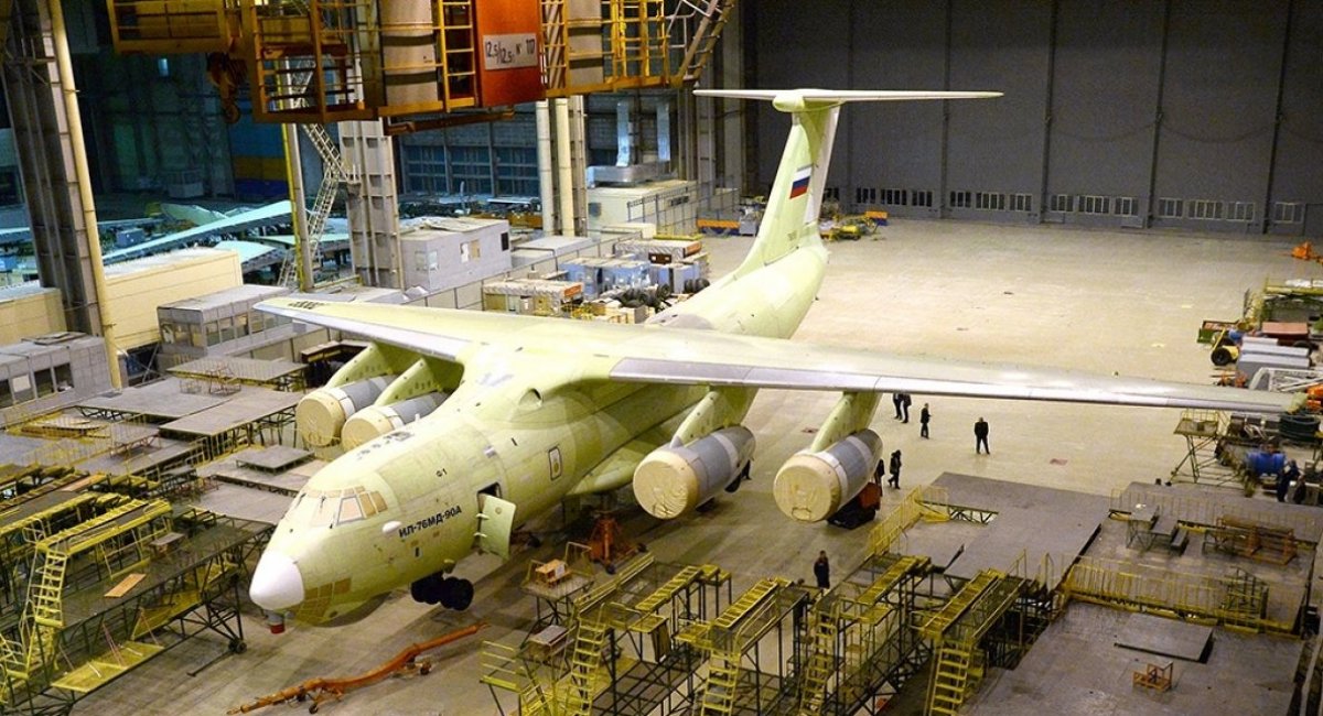 Другий побудований у 2019 році на АТ "Авііастар-СП" військово-транспортний літак Іл-76МД-90А (заводський номер 0203). Ульяновськ, жовтень 2019 року / Фото: АТ "Авіастар-СП"