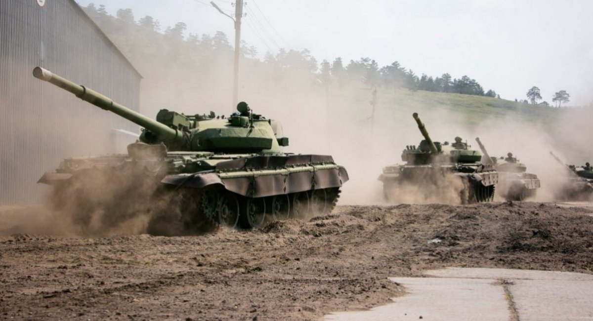 Танки Т-62 російського окупаційного війська, фото ілюстративне