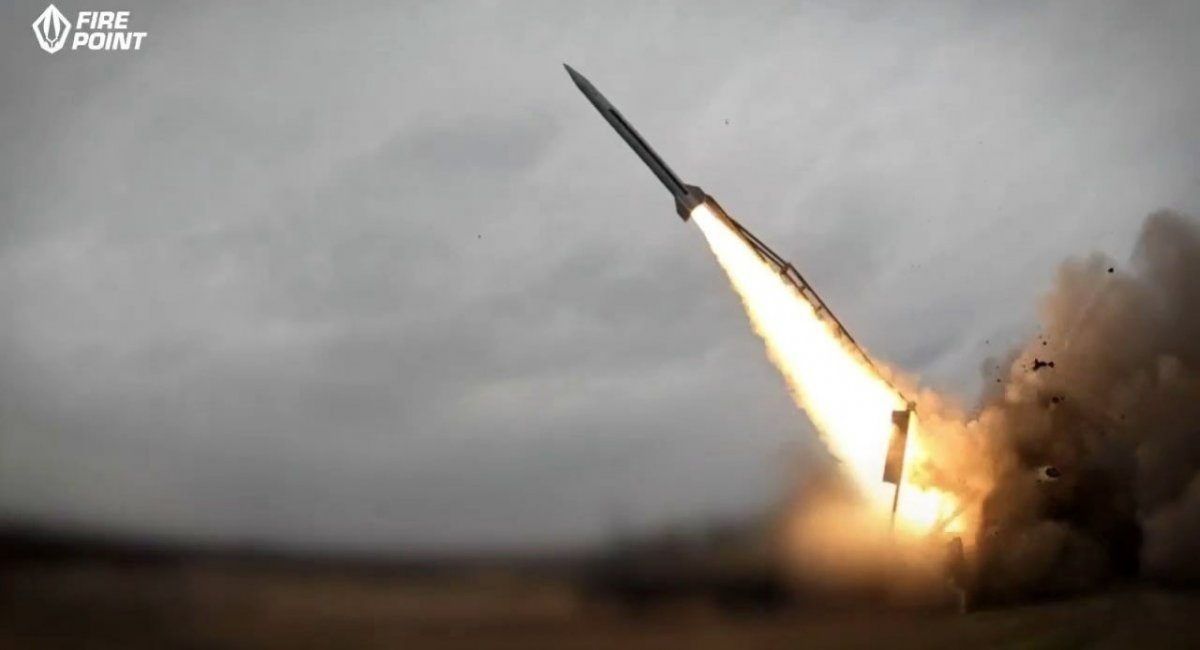 Випробувальний запуск української балістичної ракети FP-7 у лютому 2026 року. Фото - Fire Point