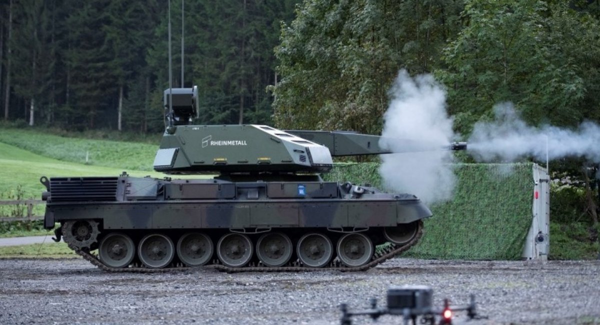 Зенітка Skyranger 35 на шасі Leopard 1. Фото: Rheinmetall