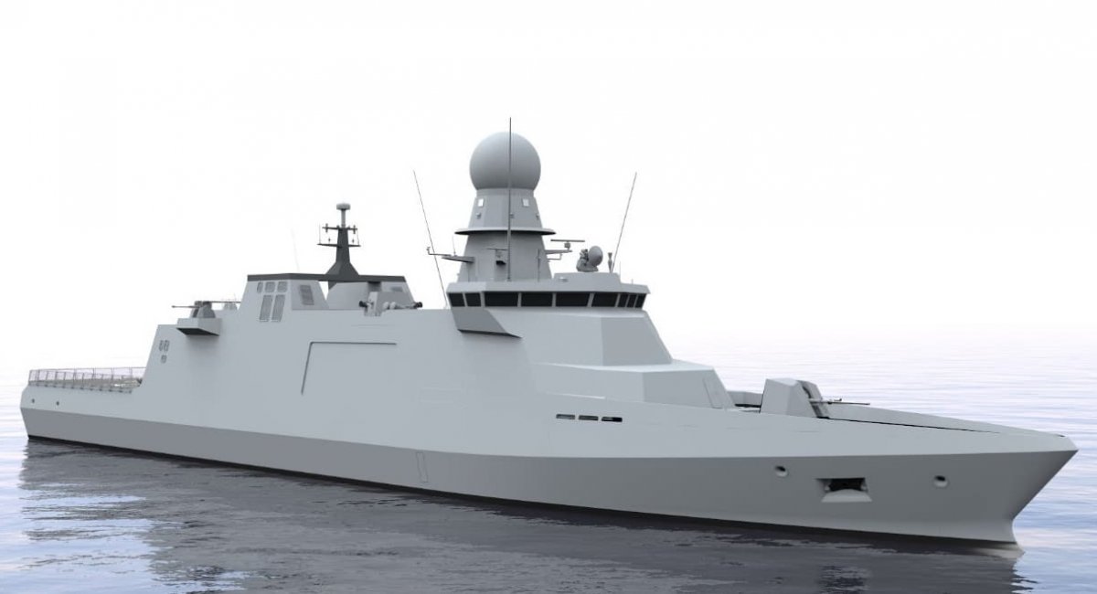 Один із можливих варіантів майбутнього патрульного корвета для флотів країн ЄС