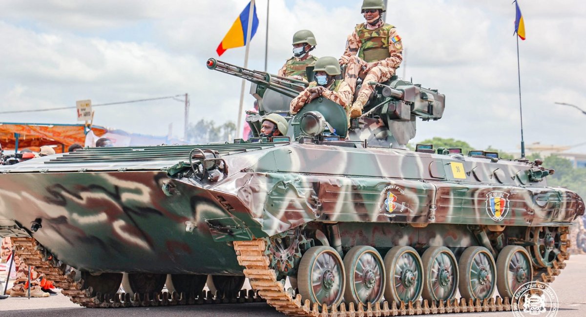 БМП-1У "Шквал" на озброєнні військових Чаду