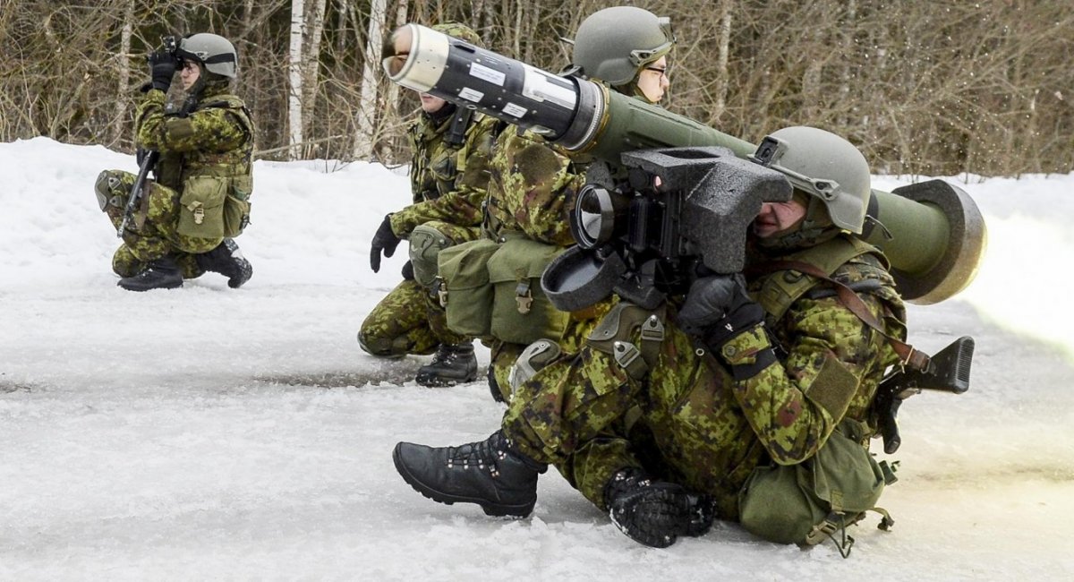 Розрахунки ПТРК Javelin армії Естонії