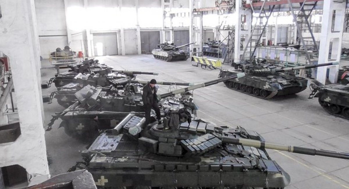 Модернізовані на ХБТЗ танки Т-64 та Т-80БВ