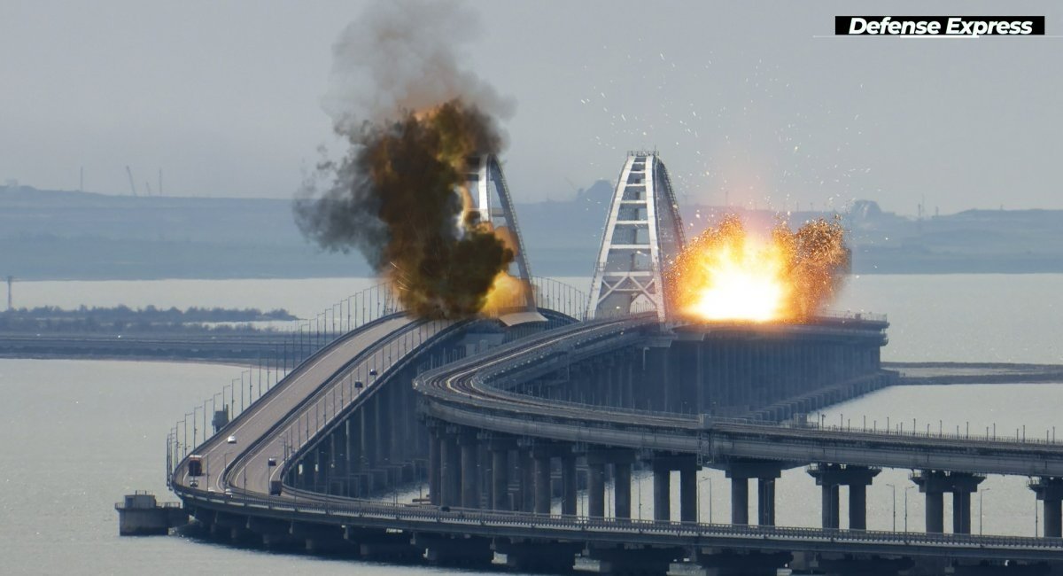Удар по "Кримському мосту", зображення поки що ілюстративне