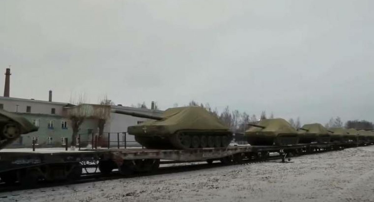 Партія Т-72Б3М, передана Міноборони РФ на початку грудня 2022 року, зображення з відкритих джерел