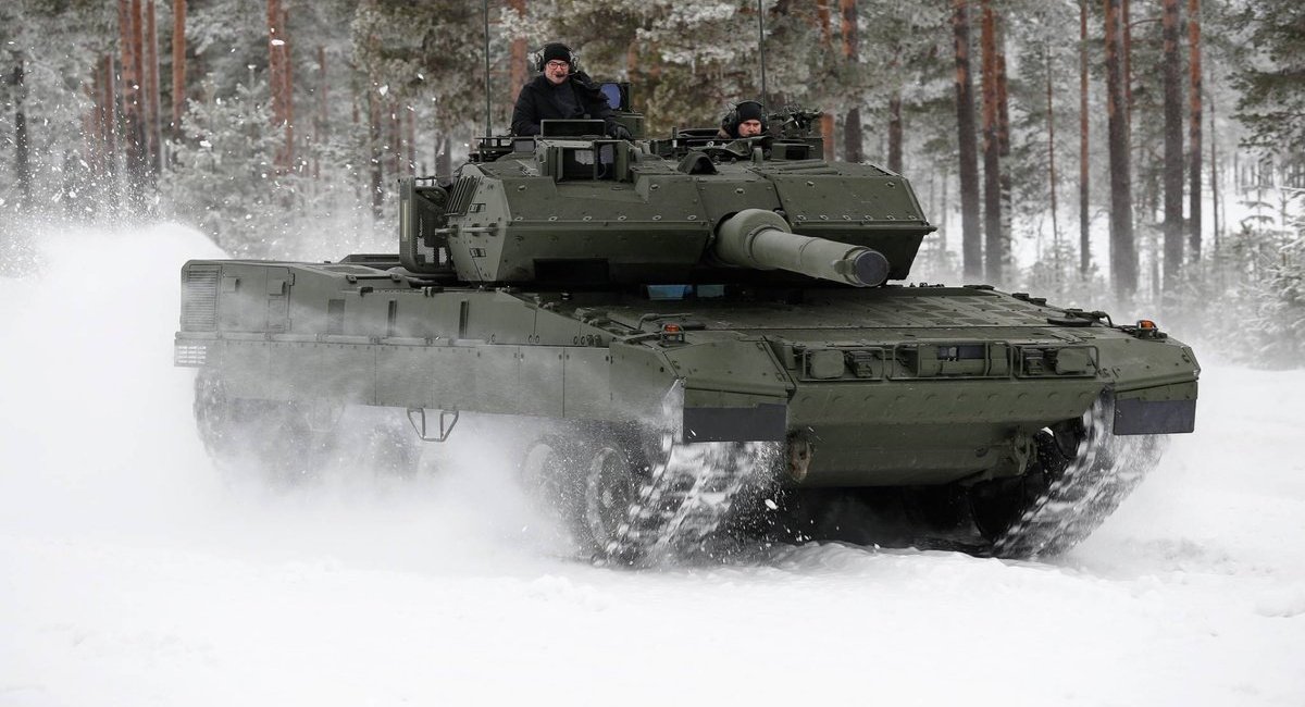 Leopard 2A7 у Норвегії під час випробувань (фото: Forsvaret)