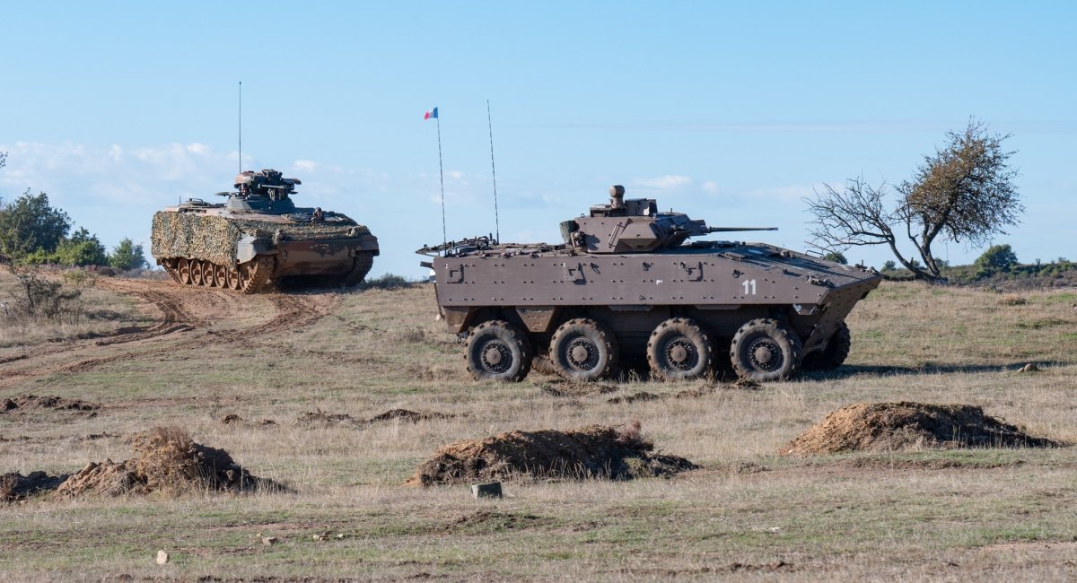 VBCI ЗС Франції та БМП Marder Бундесверу (всі фото: Armée de Terre) 