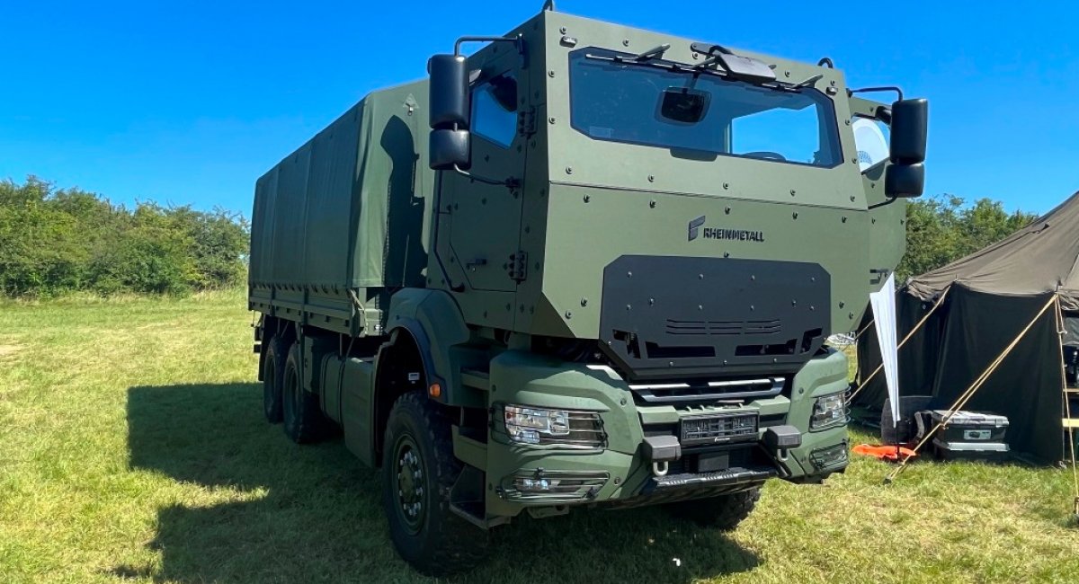 Вантажівка RMMV TGS-MIL Protected від Rheinmetall. Фото: Rheinmetall