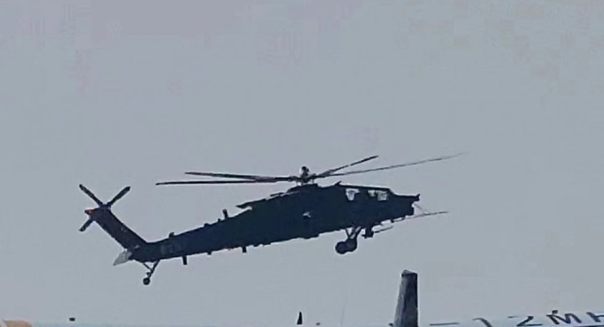 Китайський гелікоптер Z-21 під час польоту, фото з відкритих джерел