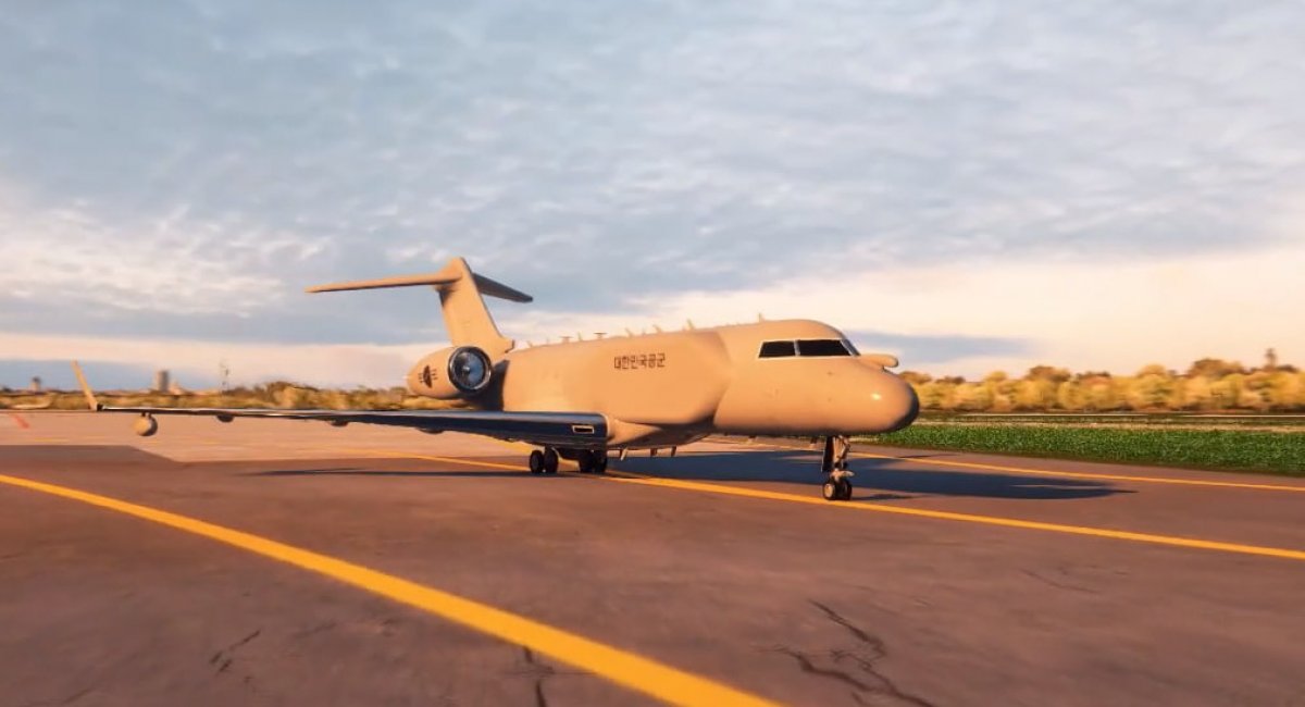 Рендер літака ДРЛВ для Південної Кореї від L3Harris