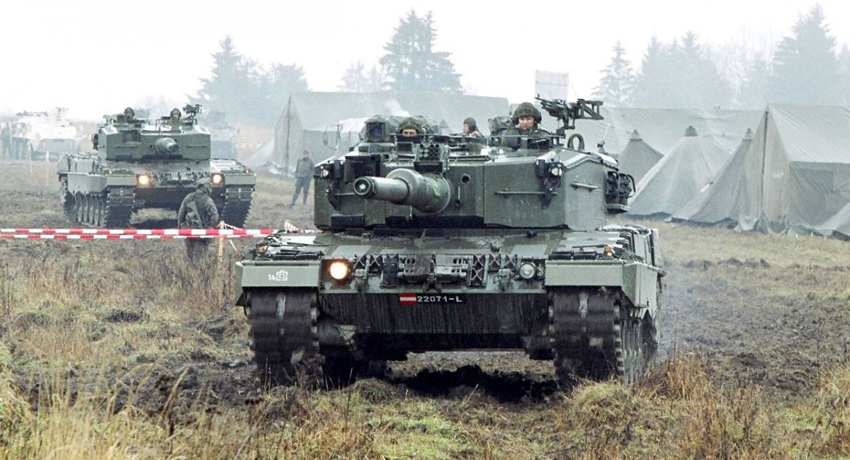 Австрійські Leopard 2A4, ілюстративне фото з відкритих джерел