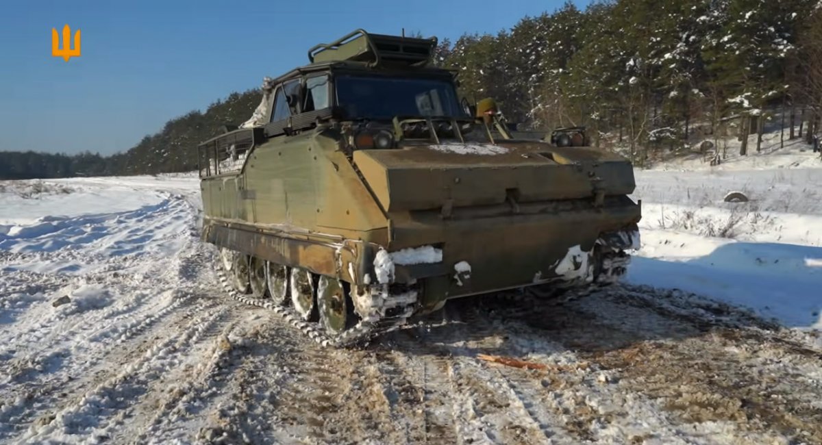 Навчальна машина на базі YPR-765. Кадр з відео Сухопутних військ ЗСУ