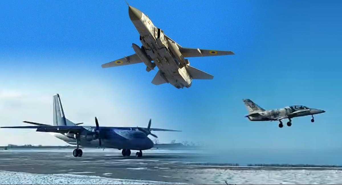 Су-24, Л-39 та Ан-26 ПС ЗСУ на "командирських польотах" у 2022 році