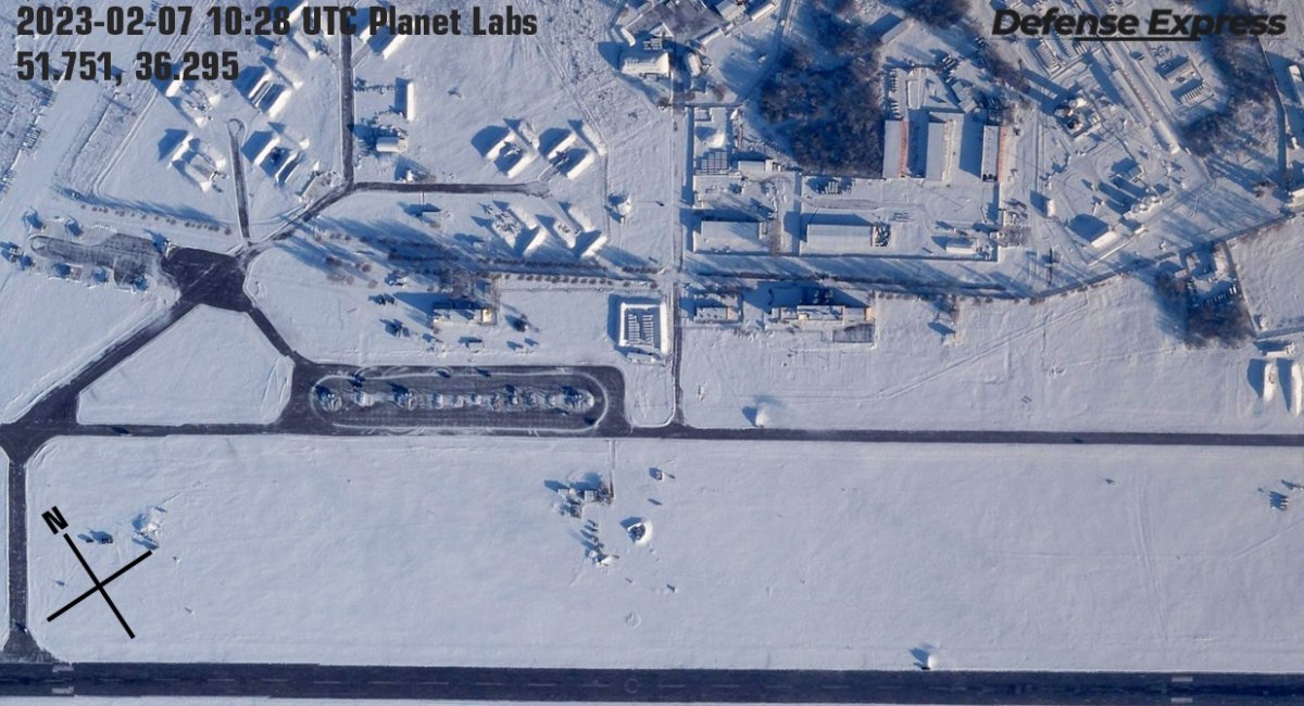 Смачна ціль для "бавовни" лише у 100 км від кордону з Україною: авіабаза у Курську, яку рашисти активно використовують (супутникові знімки)