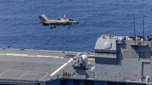 Японці модернізували свої вертольотоносці, під F-35B, але першими злетіли звідти американці та британці