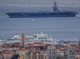 Як пожежа в пральні вивела атомний авіаносець Ford з бою на тижні, для ремонту він відійшов аж у Хорватію