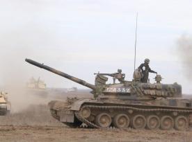 TR-85M1 Bizonul та M1A2 Abrams без жодного захисту від дронів - у Румунії показали кадри з навчань  