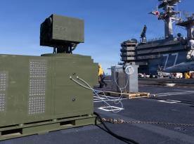 У ВМС США відпрацювали ерзац-посилення кораблів бойовими лазерами, які просто закріплять на палубі ланцюгами