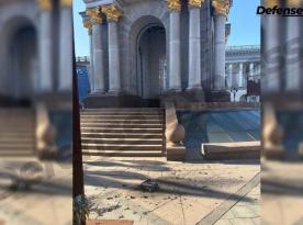 Дрон, що впав поряд з Монументом Незалежності - це