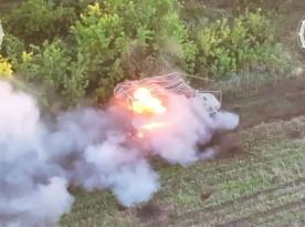 БМП Bradley розстрілює бронетехніку рашистів під Авдіївкою - відео від 47-ї ОМБр