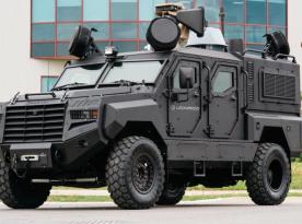 Перевірений в Україні броньовик Senator MRAP оснастили антидроновою системою Falcon Shield
