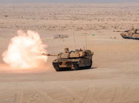 Французи вихвалились, що змогли з танка Leclerc 120-мм снарядом з вольфрамовими кульками збити БПЛА (відео)