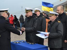Перший воєнний випуск офіцерів українського флоту