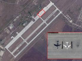 РФ почала малювати Ту-95МС на аеродромі 
