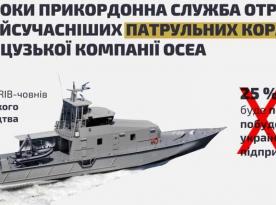 ДПСУ закупають 20 катерів на базі OCEA FPB98MKI у французів за 136,5 млн євро