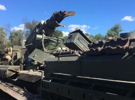 Дві гігантські САУ рашистів відправилися на металобрухт разом з Т-72 та мінометом 