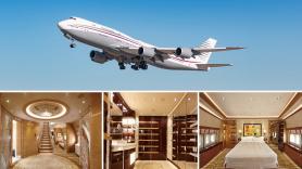 Фото з середини "літаючого палацу" Boeing 747 від Катару, який Трамп прийняв у подарунок