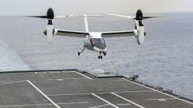 Leonardo показав випробування свого конвертоплана AW609 з авіаносця ВМС Італії