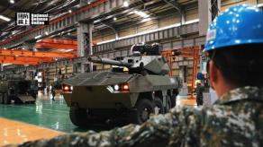 Тайванський колісний Yunpao II D3 полюватиме на китайські танки попри тріщини на "леопардовому" шасі
