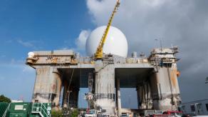 З найбільшої морської РЛС у світі вперше за 20 років зняли купол (фото)