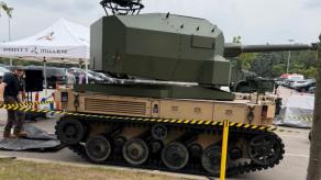 Робот з більшою вогневою міццю за БМП Bradley - НРК EAMV MCA у конфігурації з 50-мм гарматою