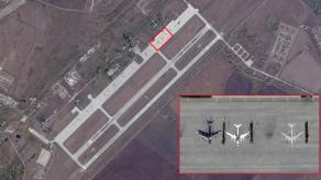 РФ почала малювати Ту-95МС на аеродромі 