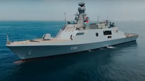 ВМСУ вперше показали на відео випробування корвета "Гетьман Іван Мазепа", чи видно там пускові під "Нептуни"