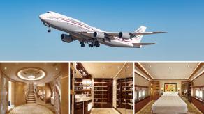 Фото з середини "літаючого палацу" Boeing 747 від Катару, який Трамп прийняв у подарунок