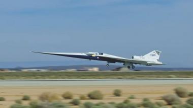 Вперше унікальний літак X-59 із 14-метровим носом перейшов на надзвук, і це той самий літак, що літає без "вибуху" як у "Кинджала"