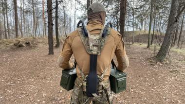 ​Бойова механіка, Сили оборони України випробовують новий пасивний екзоскелет "Гюрза-1" від Military Trade