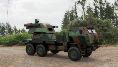 Торік ЗСУ отримували проти дронів зенітку з туреллю MANGART 25, чий виробник зараз показує проєкт ЗРГК Skythunder проти БПЛА