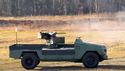 Щоб нищити рашистів український НРК Protector отримав бойовий модуль "Таврія-12,7" з легендарним Browning M2