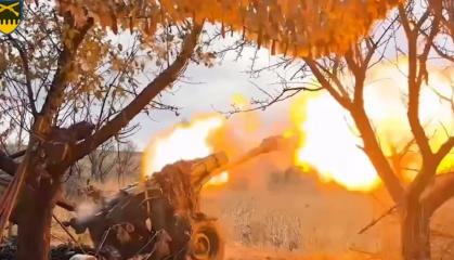 Бійці ЗСУ показали, як стріляють по окупантам із рідкісної 2Б16 "Нона-К" (відео)