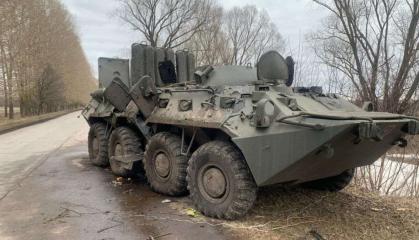 Як завести та угнати покинутий окупантом БТР