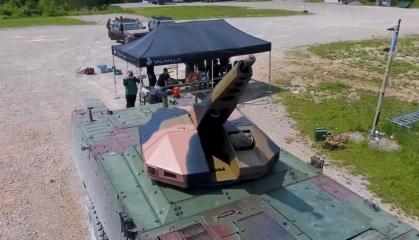 У Словенії випробували роботизовану башту з 25-мм гарматою, яка вже "розбирала" Т-90М на фронті