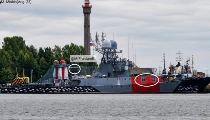 Рашисти пішли по стопам Третього Рейху та замаскували свій корабель за прикладом німецького лінкора "Тірпіц"
