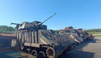 Росіяни озброїли трофейну БМП M2 Bradley автоматичною гарматою з БТР-82А або БМП-3